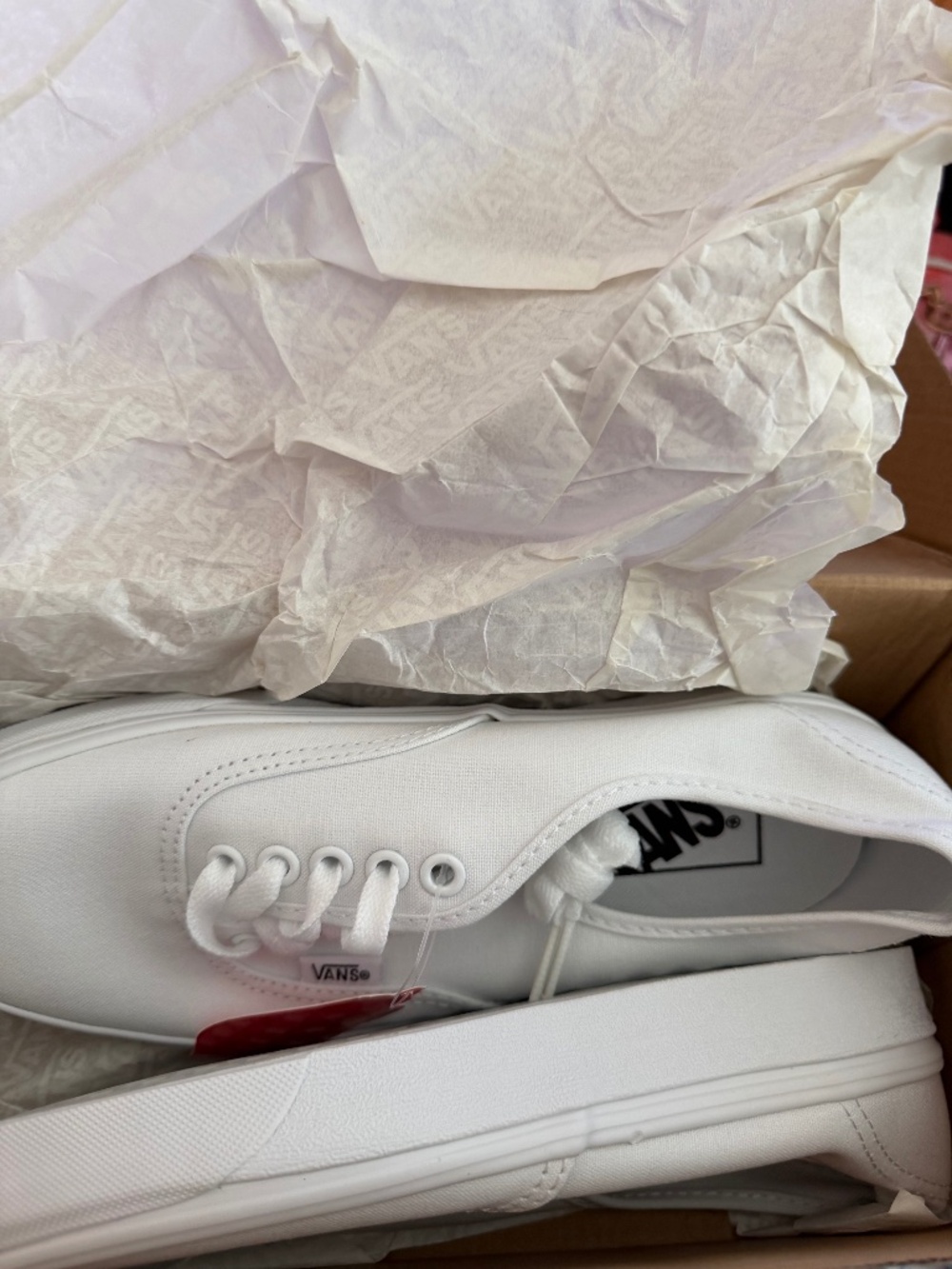 All white vans 8 women’s